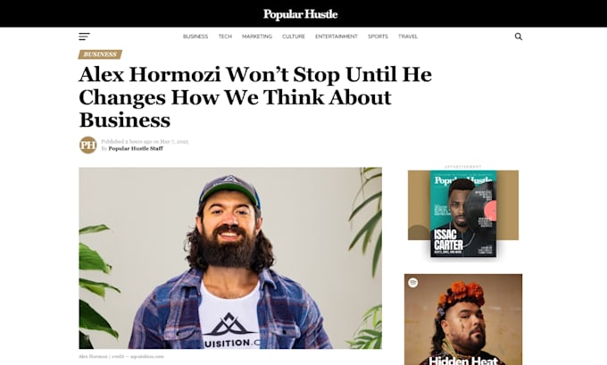 create and publish a blog post or press release