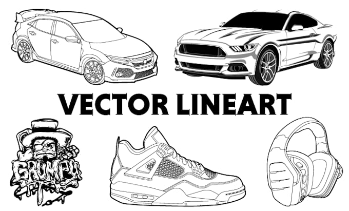 draw vector line art, or convert your image to lineart