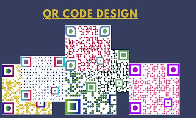 create unique professional  qr code design with logo
