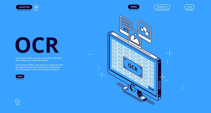 automate text extraction, ocr images pdf, convert docs , pdf to excel, nlp, ai