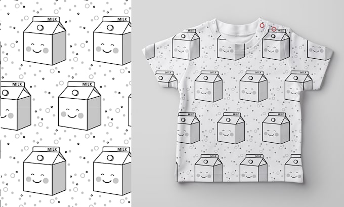 create cute vector seamless patterns
