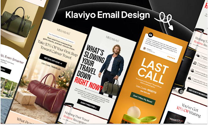 design professional klaviyo email design, klaviyo email marketing flows