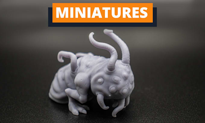 3d print your figurines and miniatures and ship it to you