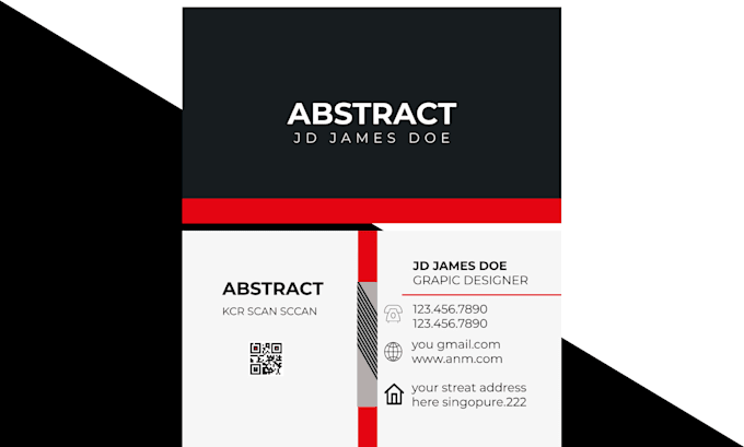 create a professional business card
