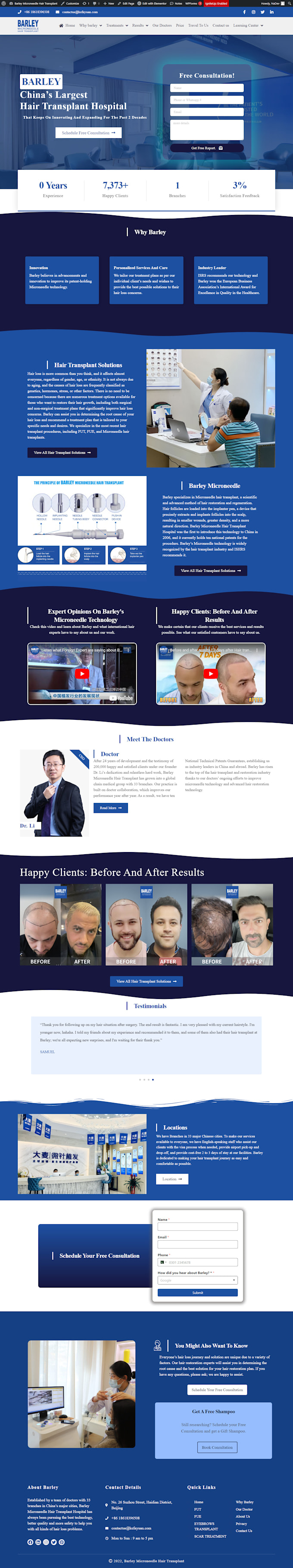 create a custom website design with basic SEO