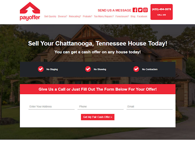 design and develop freedomsoft real estate lead generation website