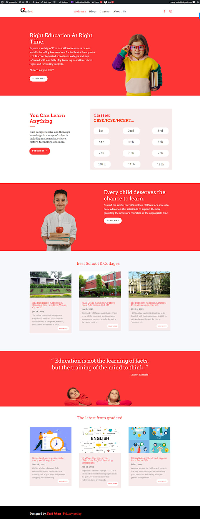 make better conversions wordpress elementor, divi, landing page design, redesign