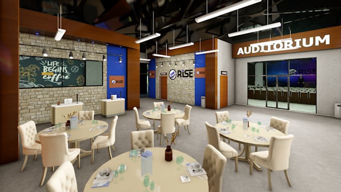 professionally design  your church interior and exterior