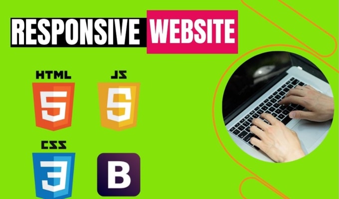Be your front end website developer using html css and javascript by ...