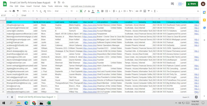 do fast and accurate data entry and web research