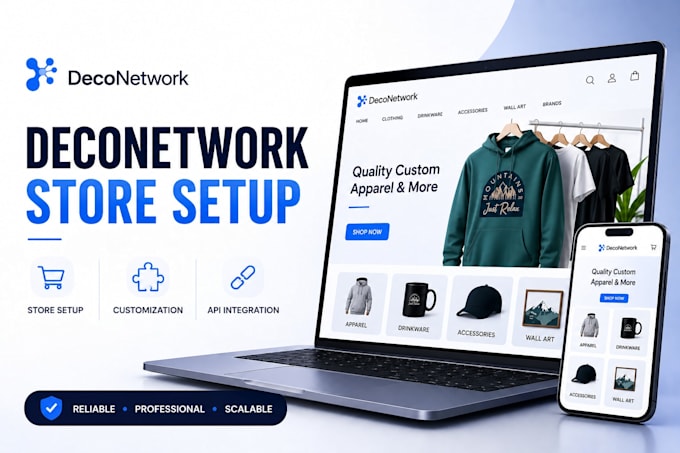 do deconetwork setup deconetwork store customization deconetwork API integration