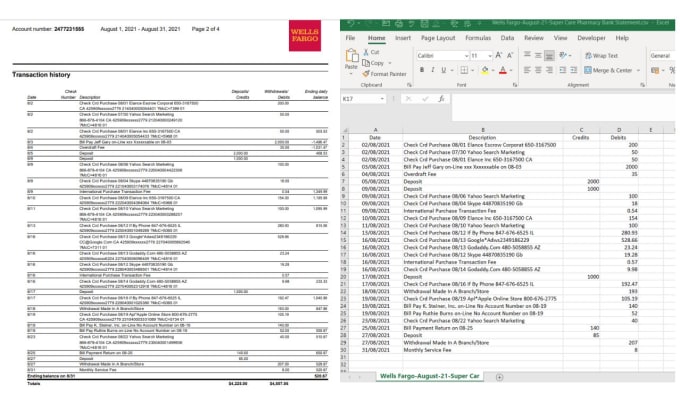 Convert Pdf Bank Statements Into Csv Or Excel To Make Bank Reconciliation Easier 0413