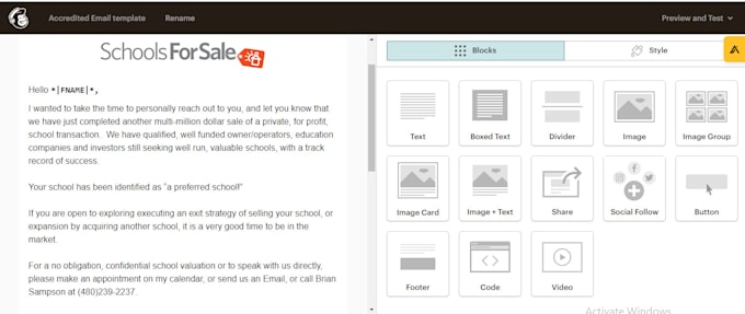 design mailchimp email template to run email campaign