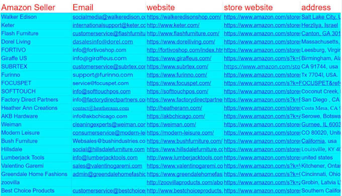be your amazon virtual assistant, targeted ecommerce lead expert