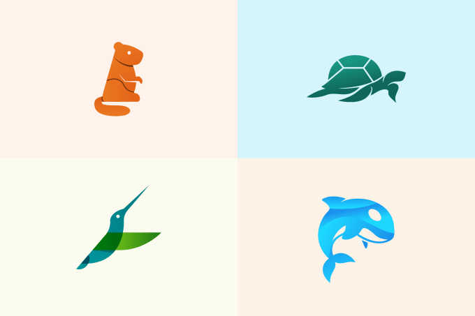 Create abstract minimalist pet, animal line art icons by Creatiqueen ...