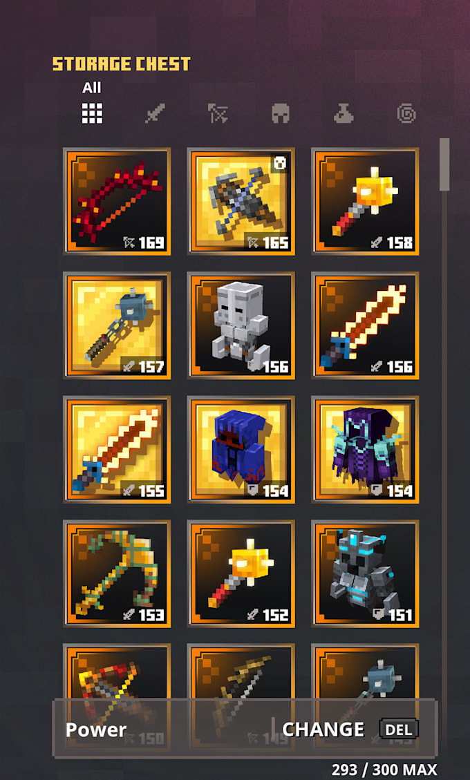 Grind stats, items and levels for you in minecraft dungeons by