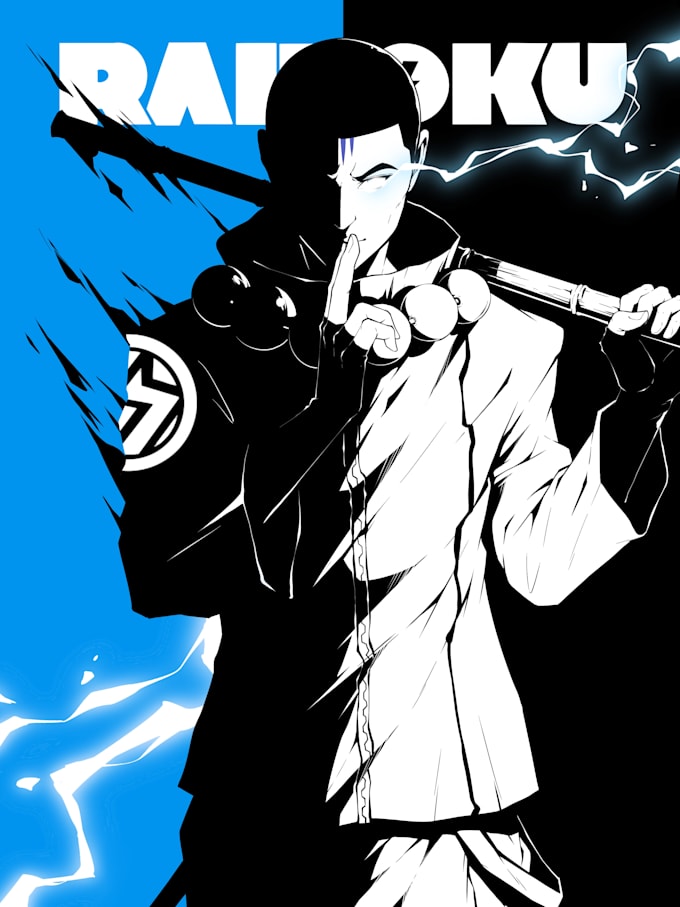 do amazing custom illustration in persona vibe for you
