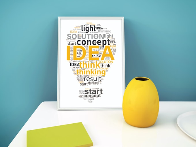 create minimalist ,inspirational typography poster for you