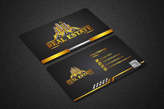 Do premium minimalist luxury business card and logo design by ...