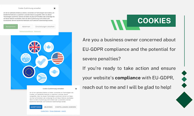 set up a gdpr and dsgvo cookie banner for your wordpress