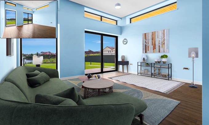 do modern virtual staging, virtual renovation for real estate