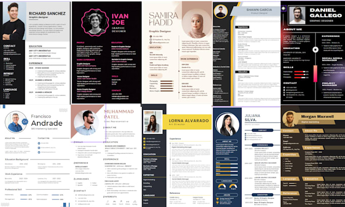 design resume, CV, cover letter in canva