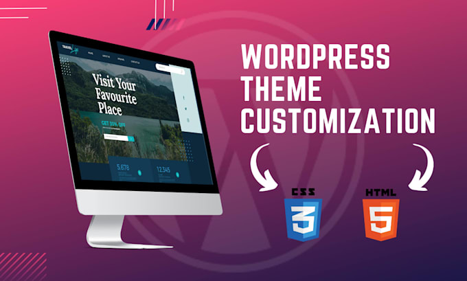 develop custom wordpress theme using HTML5 and css3