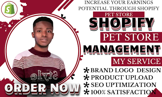 build shopify pet store, shopify dropshipping store, pet store