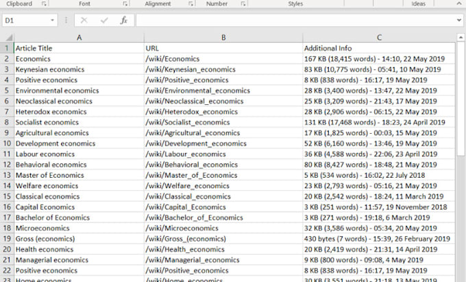 scrap google map data