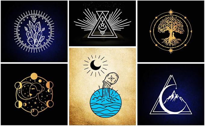 create unique sacred geometry, mystical or spiritual logo design