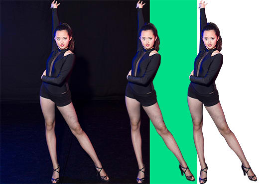 do cutout by photoshop manually