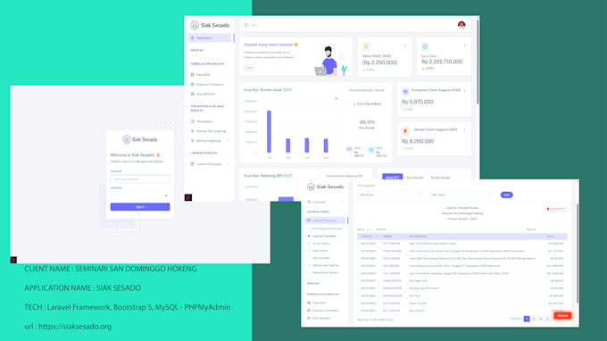fix or develop web application with laravel and codeigniter