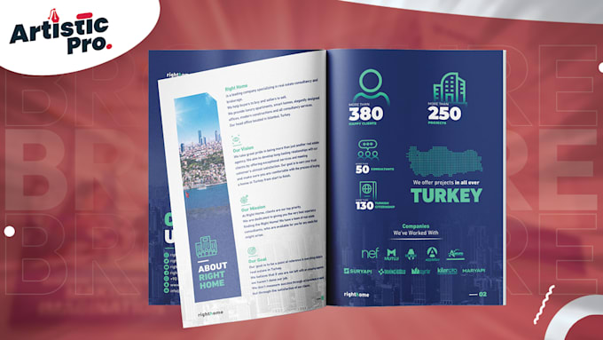 design professional company flyers, brochures, and posters