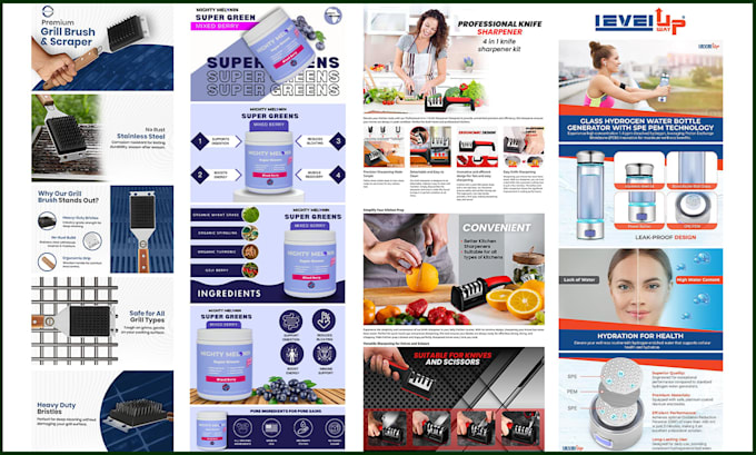 create and setup amazon brand storefront design, fba store and landing page