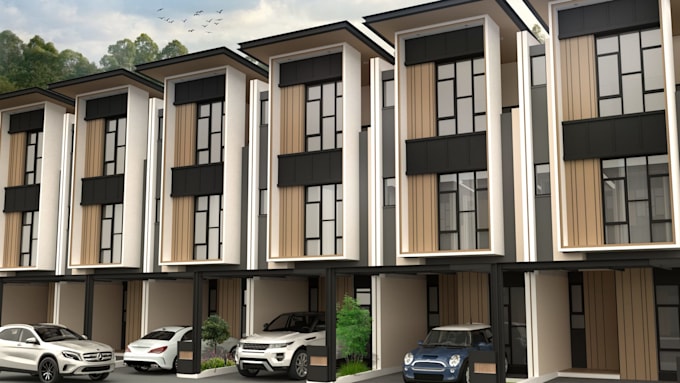 create a realistic exterior render for you