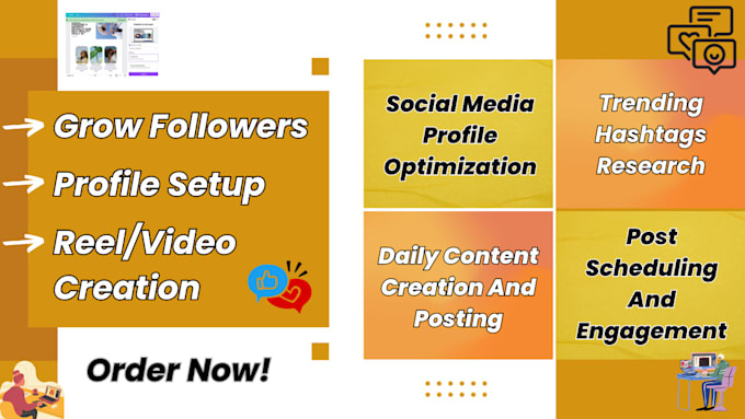 be your social media manager and content creator