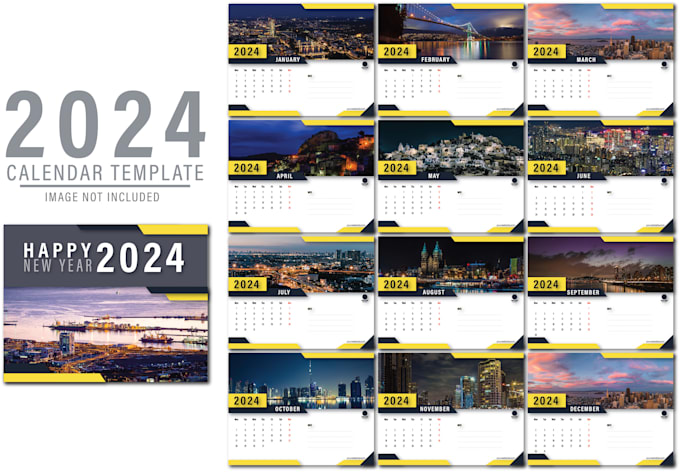 Create quickly custom 2024 calendar by Ibnuaqil1298 Fiverr