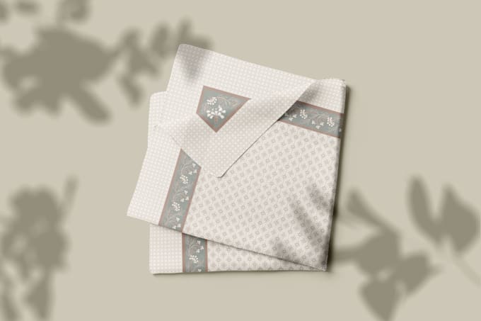 do pattern design for fabric, scarf, etc