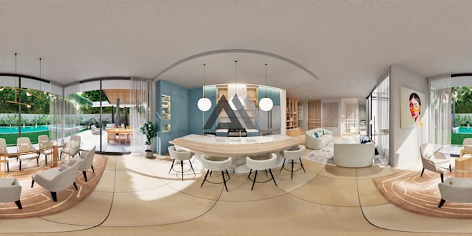 Model and render a photorealistic 360 view by Archsebastianm | Fiverr