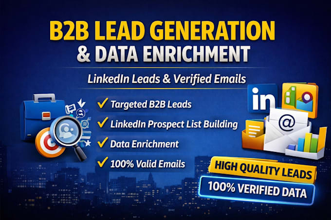 provide targeted b2b lead generation with verified email and data enrichment
