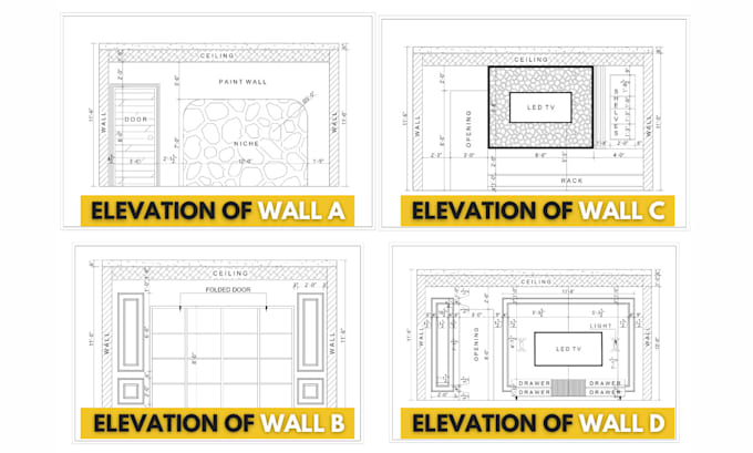 make detailed 2d construction drawings in autocad