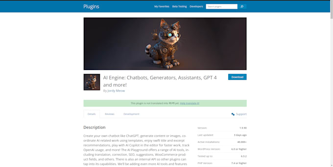 customize ai engine wordpress plugin chatbot in your site