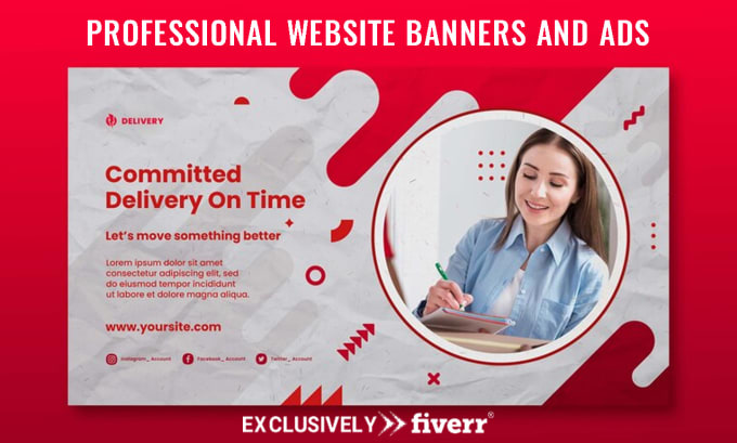design professional website banners and ads