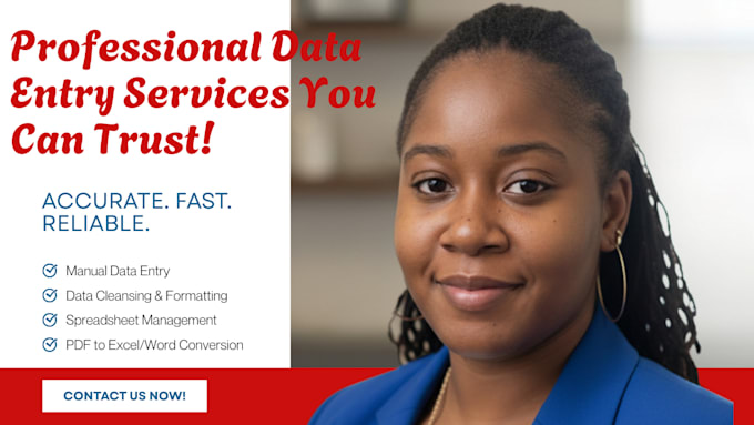 do fast and accurate data entry for you