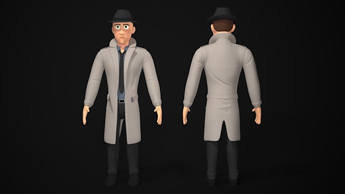 make 3d game characters