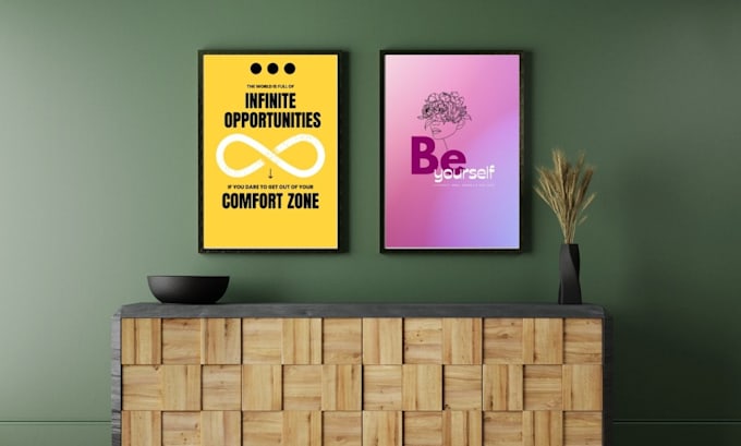 design minimalist inspirational typography posters