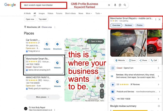 improve google map ranking with citations and SEO backlinks