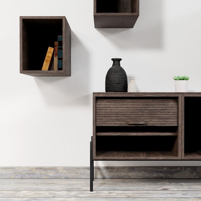 do 3d modeling and rendering of products and furniture