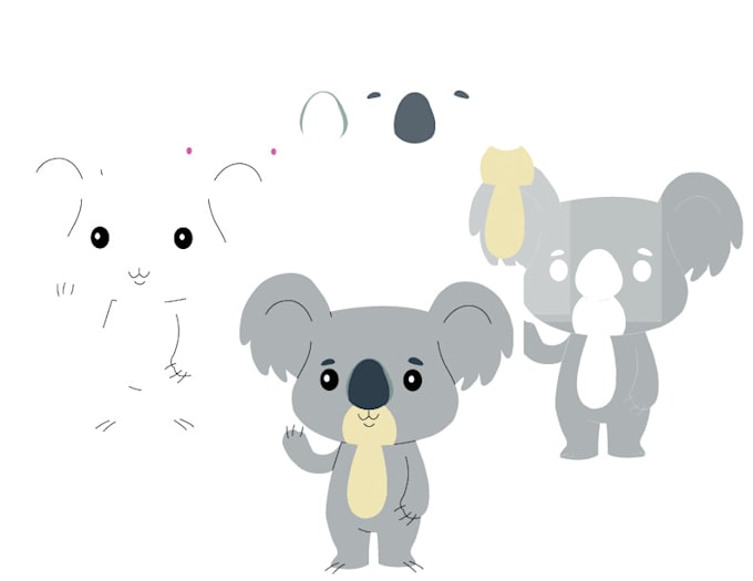 make full tone and half tone color separations from your vectors