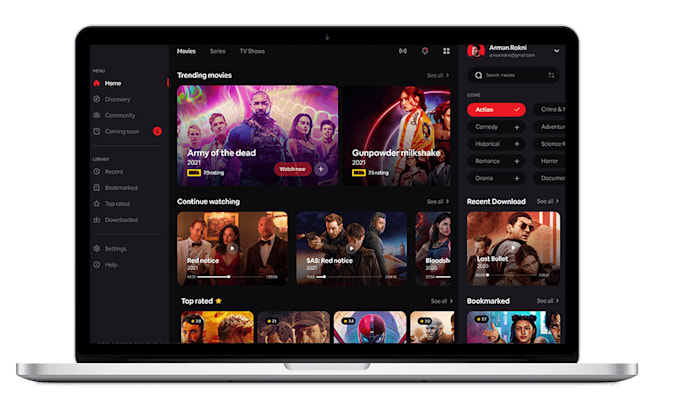 develop live streaming app,ott platform, live tv channel app